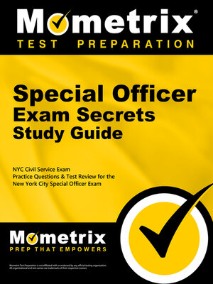 cover image of Special Officer Exam Secrets Study Guide